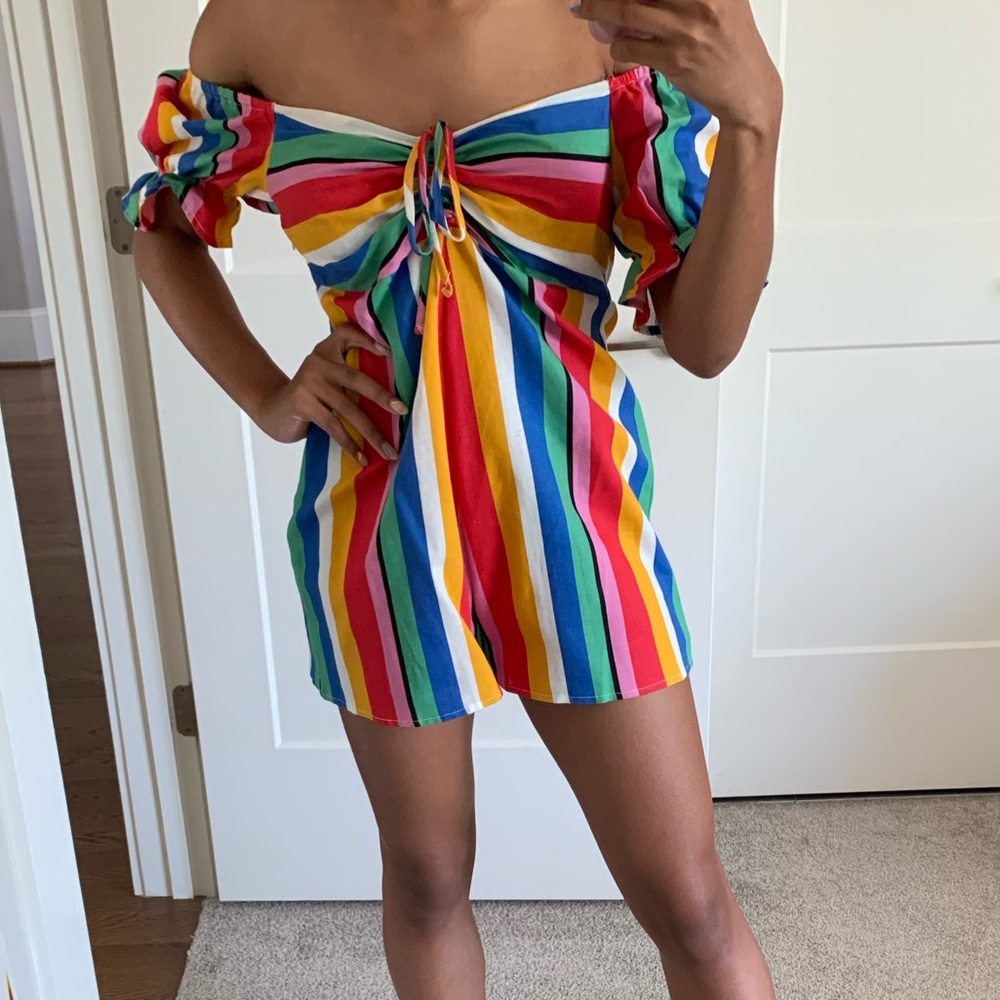 ASOS Striped Romper